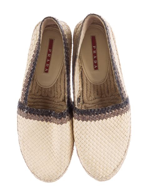 no heel prada espadrilles